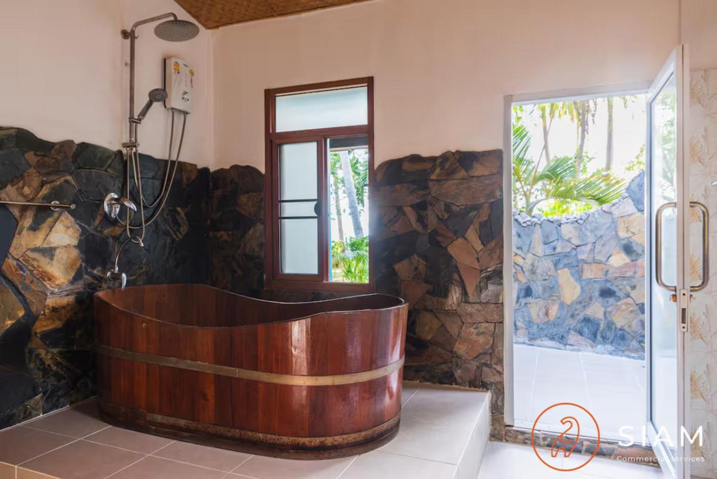 The Wooden Beach House 3Br - Sunset Beach Garden Taling Ngam Beach Exteriér fotografie