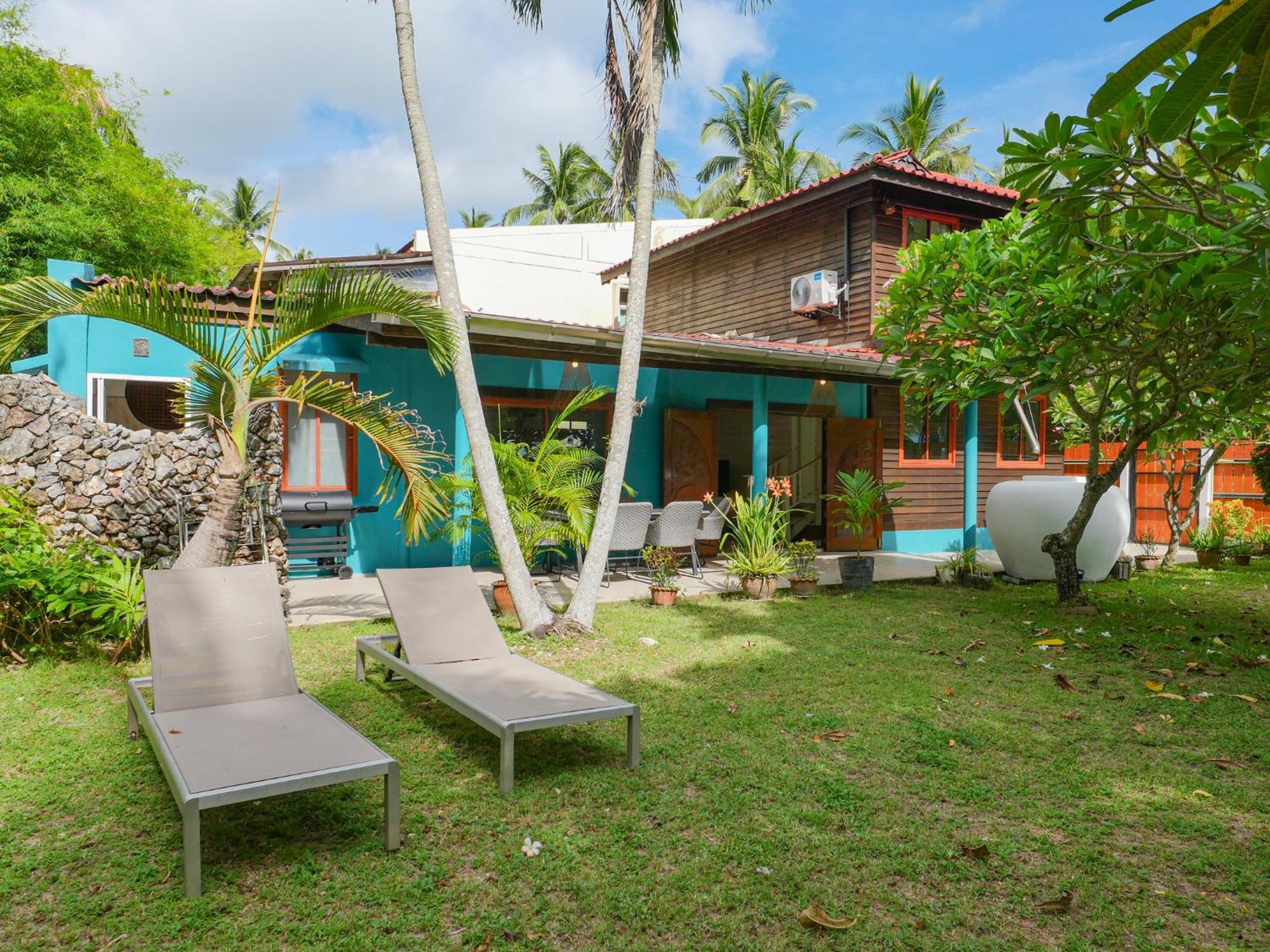 The Wooden Beach House 3Br - Sunset Beach Garden Taling Ngam Beach Exteriér fotografie